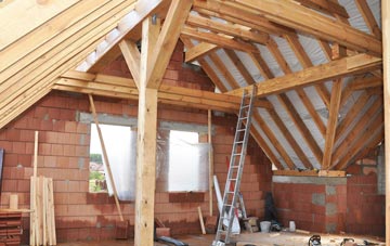 Hillfoot End attic trusses